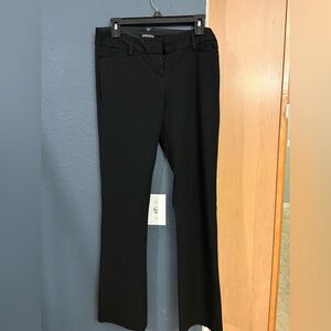 Express Black Straight Leg Women's Pants sz 2 regular